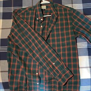 J crew plaid button Down